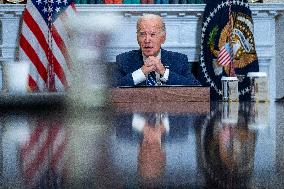 US President Joe Biden outlines efforts to counter the flow of fentanyl into the United States