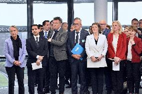 PM Borne Inaugurated The Simone Veil Building - Strasbourg
