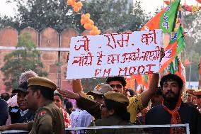 Prime Minister Narendra Modi's Road Show In Jaipur