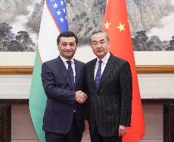 CHINA-BEIJING-WANG YI-UZBEKISTAN-FM-DIALOGUE