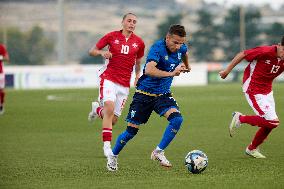 Malta v Kosovo - European Under-19 Championship 2024 Qualifying round match