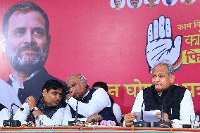 Congress Releases Manifesto For Rajasthan Polls In Jaipur