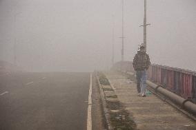 Dense Fog In Kashmir Valley