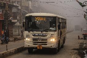 Dense Fog In Kashmir