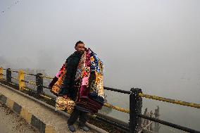 Dense Fog In Kashmir Valley