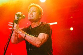 David Duchovny Performs During The European Tour 2023 In Milan