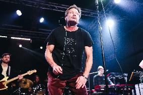 David Duchovny Performs During The European Tour 2023 In Milan