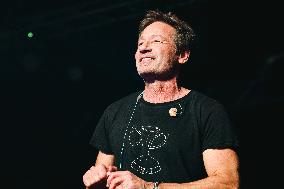 David Duchovny Performs During The European Tour 2023 In Milan