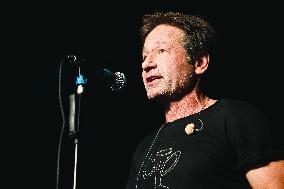 David Duchovny Performs During The European Tour 2023 In Milan