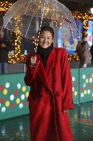 Ashley Park Rehearsing For Macy Parade - NYC