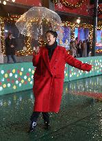 Ashley Park Rehearsing For Macy Parade - NYC