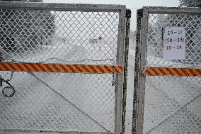 Finland - Russia - Salla border station - migrants