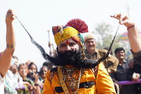 Competition Of Long Moustache - Pushkar