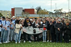 White March For Thomas In Romans-sur-Isere