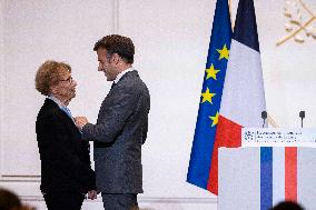 Macron Receives Mayors - Paris