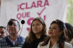 Clara Brugada, Sole Pre-candidate For The Leadership Of Mexico City, Begins Pre-campaign