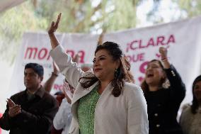 Clara Brugada, Sole Pre-candidate For The Leadership Of Mexico City, Begins Pre-campaign