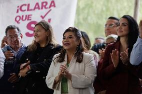 Clara Brugada, Sole Pre-candidate For The Leadership Of Mexico City, Begins Pre-campaign