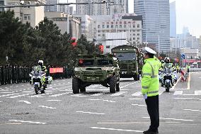 The Remains of The Chinese People's Volunteers Returned to China