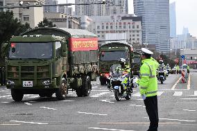 The Remains of The Chinese People's Volunteers Returned to China