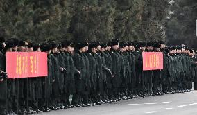 The Remains of The Chinese People's Volunteers Returned to China