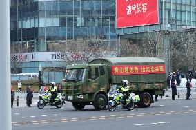 The Remains of The Chinese People's Volunteers Returned to China