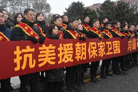 The Remains of The Chinese People's Volunteers Returned to China