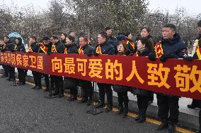 The Remains of The Chinese People's Volunteers Returned to China