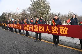 The Remains of The Chinese People's Volunteers Returned to China