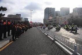 The Remains of The Chinese People's Volunteers Returned to China