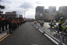 The Remains of The Chinese People's Volunteers Returned to China