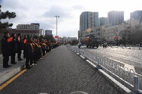 The Remains of The Chinese People's Volunteers Returned to China