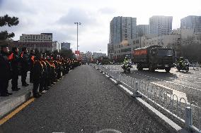 The Remains of The Chinese People's Volunteers Returned to China