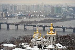 UKRAINE-KIEV-SNOW