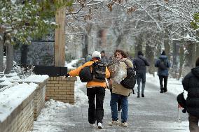 UKRAINE-KIEV-SNOW