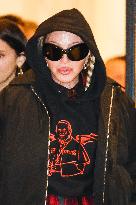 Madonna Celebrity Sightings In Milan