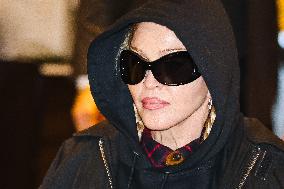 Madonna Celebrity Sightings In Milan