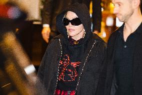 Madonna Celebrity Sightings In Milan