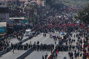 Pro-Monarch Protestors Clash With Police In Nepal