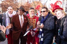 Celebs At Macys Thanksgiving Day Parade - NYC
