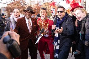 Celebs At Macys Thanksgiving Day Parade - NYC
