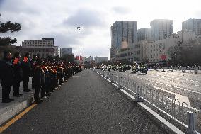 The Remains of The Chinese People's Volunteers Returned to China