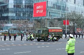 The Remains of The Chinese People's Volunteers Returned to China