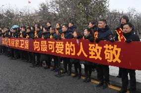 The Remains of The Chinese People's Volunteers Returned to China