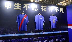CSL Shanghai Shenhua F.C. Stand at the Shanghai Sports Show