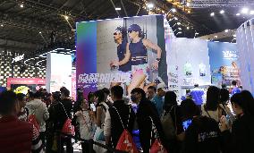 Body-building Booth at Shanghai Sports Show