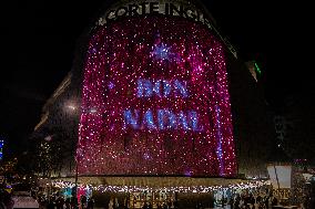 Inauguration Of The Christmas Lighting In Barcelona.