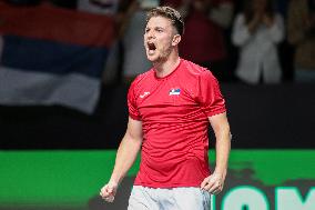 Davis Cup Final - Serbia v Great Britain - Quarter-Final