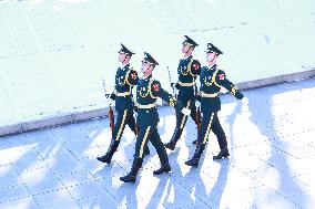 The Burial Ceremony of The Remains of The Tenth Batch of Chinese People's Volunteers in South Korea Held in Shenyang