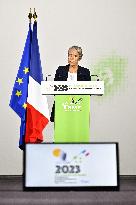 PM Borne Visits Mayor's Congress - Paris